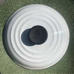 Le Creuset White Stock Pot Lid